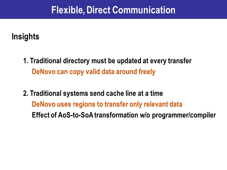 Flexible, Direct Communication Insights 1.