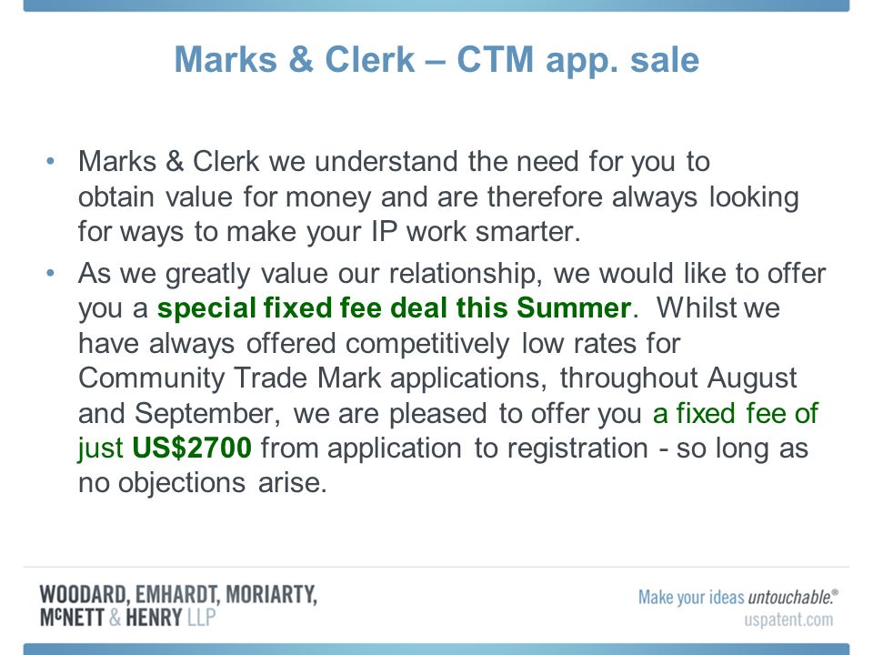 Marks & Clerk – CTM app.