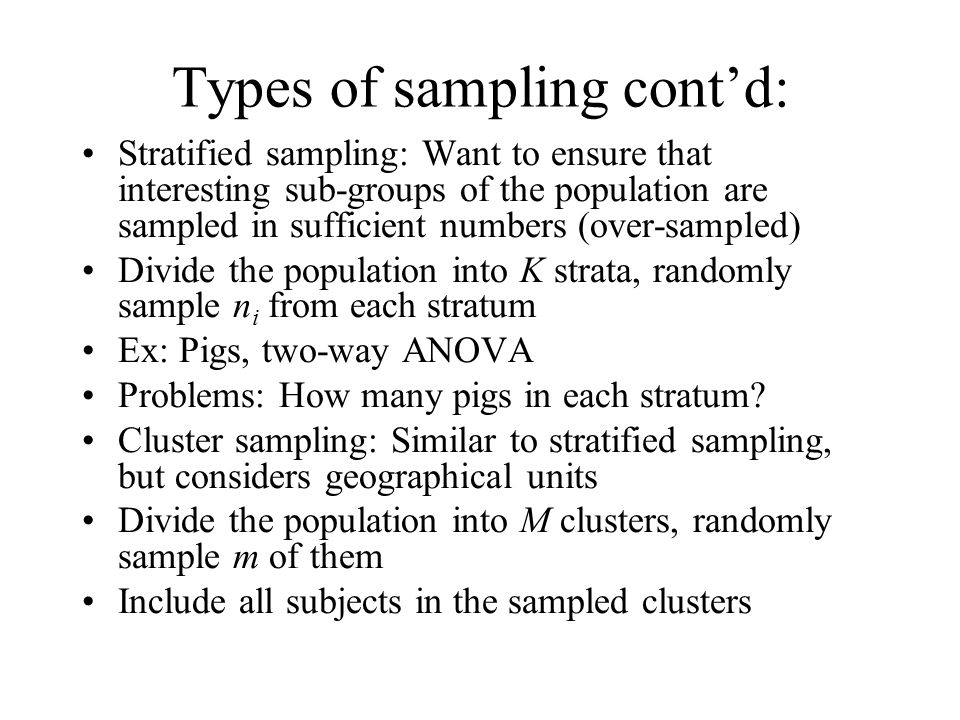 Study design and sampling (and more on ANOVA) Tron Anders Moger ppt ...