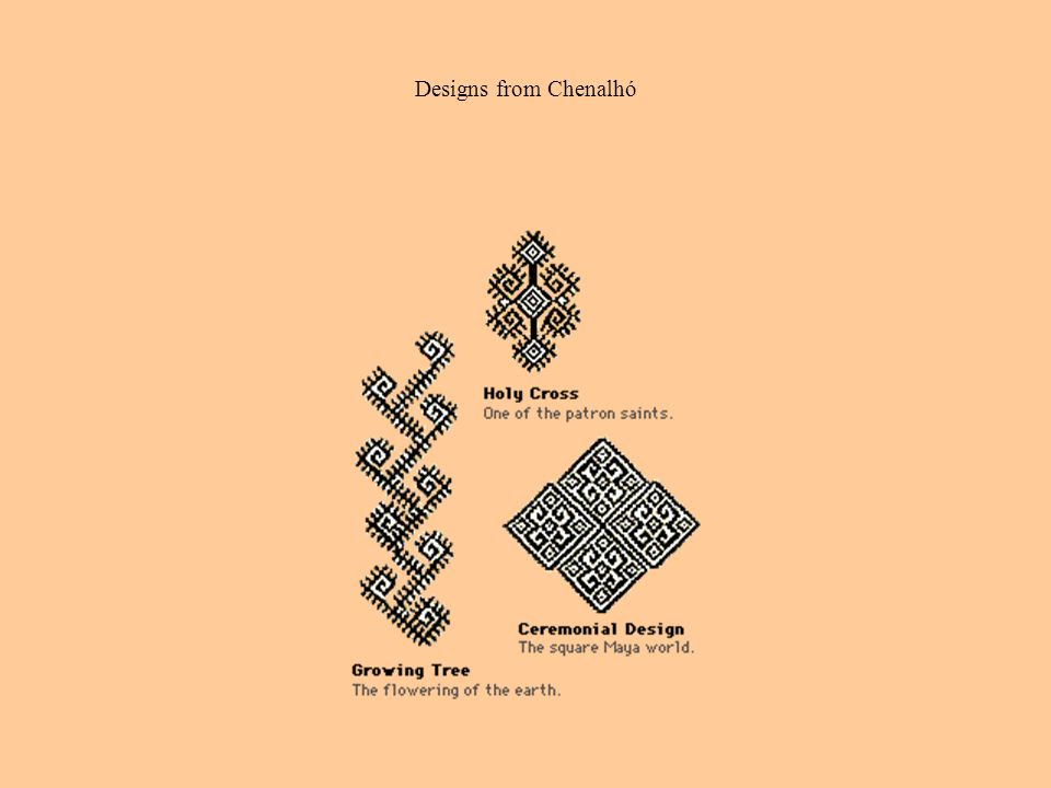 Designs from Chenalhó