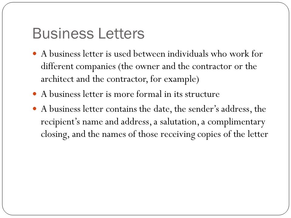 Writing And Speaking For Engineers Honors Basics Of Memos And Business Letters Ppt Download