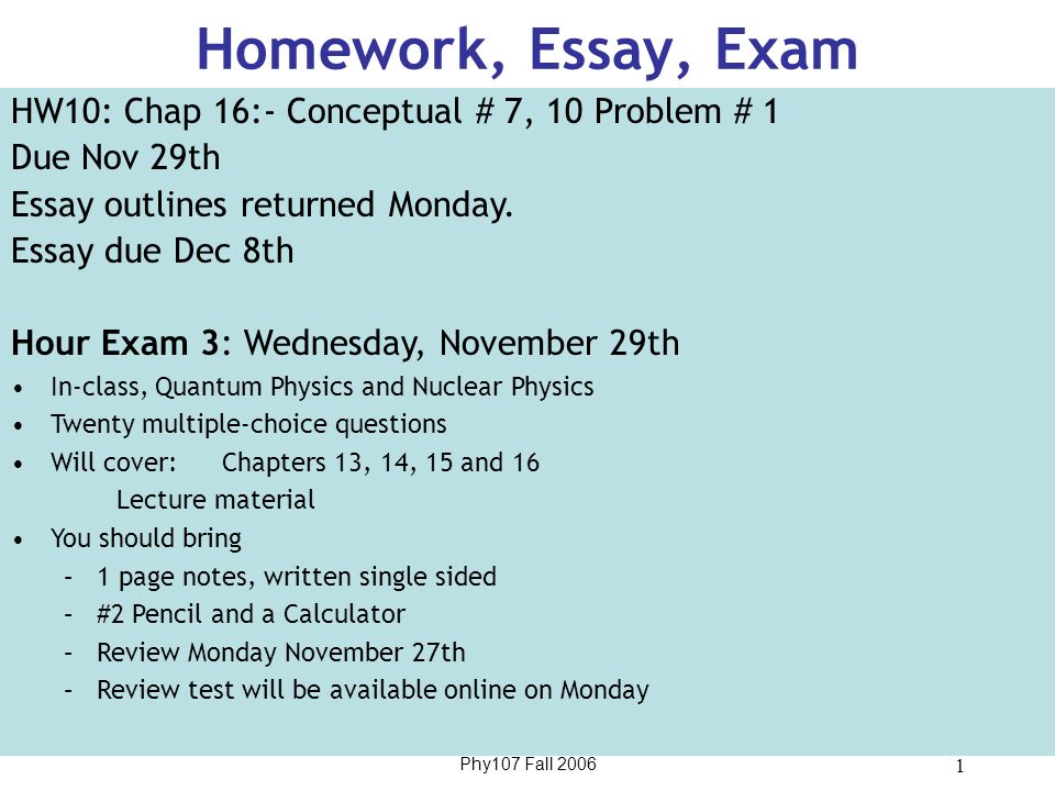 Phy Fall Homework Essay Exam Hw Chap Conceptual Phy Fall Homework Essay Exam Hw Chap Conceptual Cheap Article Writing Service also Essay On English Language Examples Of High School Essays