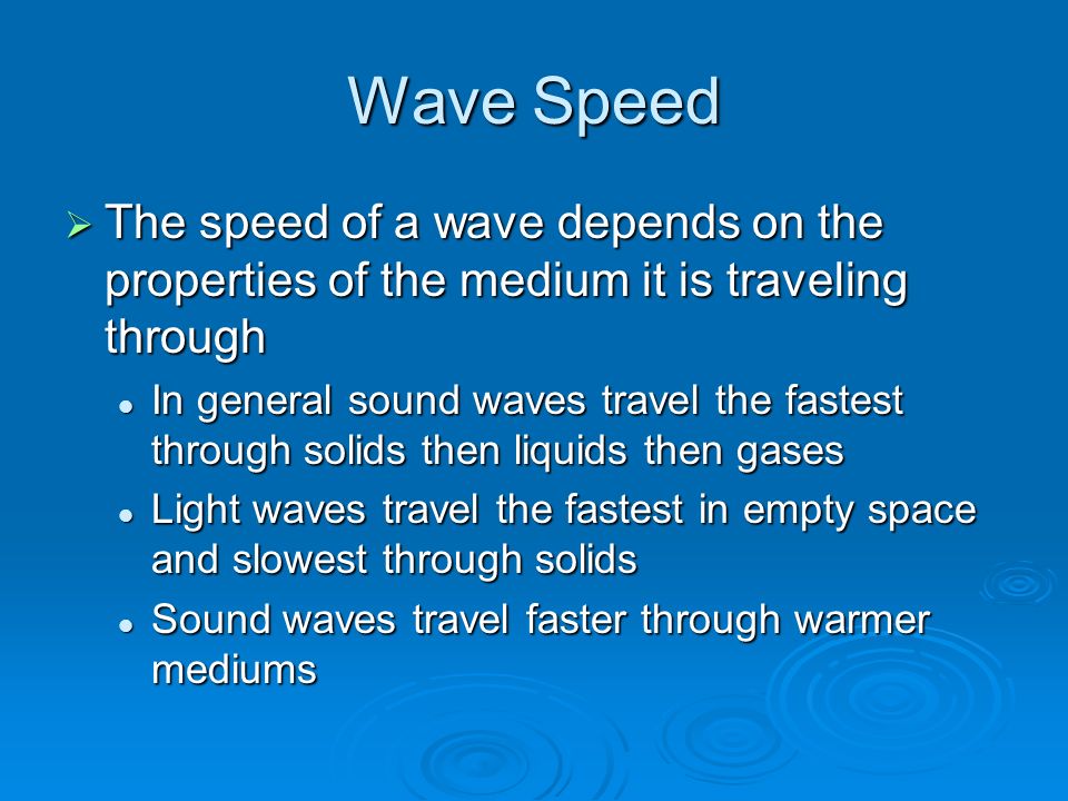 Frequency and Wavelength  Frequency and wavelength are inversely related Long wavelength = Low frequency Long wavelength = Low frequency Short wavelength = High Frequency Short wavelength = High Frequency