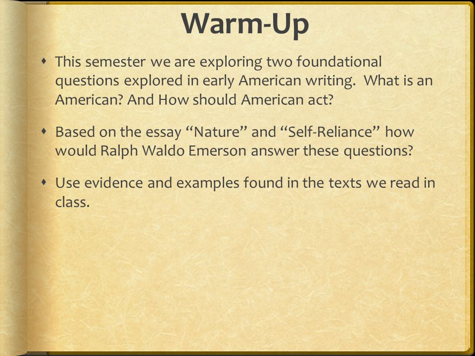 Friendship Essay In English Warmup Business Essays Samples also What Is The Thesis Statement In The Essay Warmup This Semester We Are Exploring Two Foundational Questions Religion And Science Essay