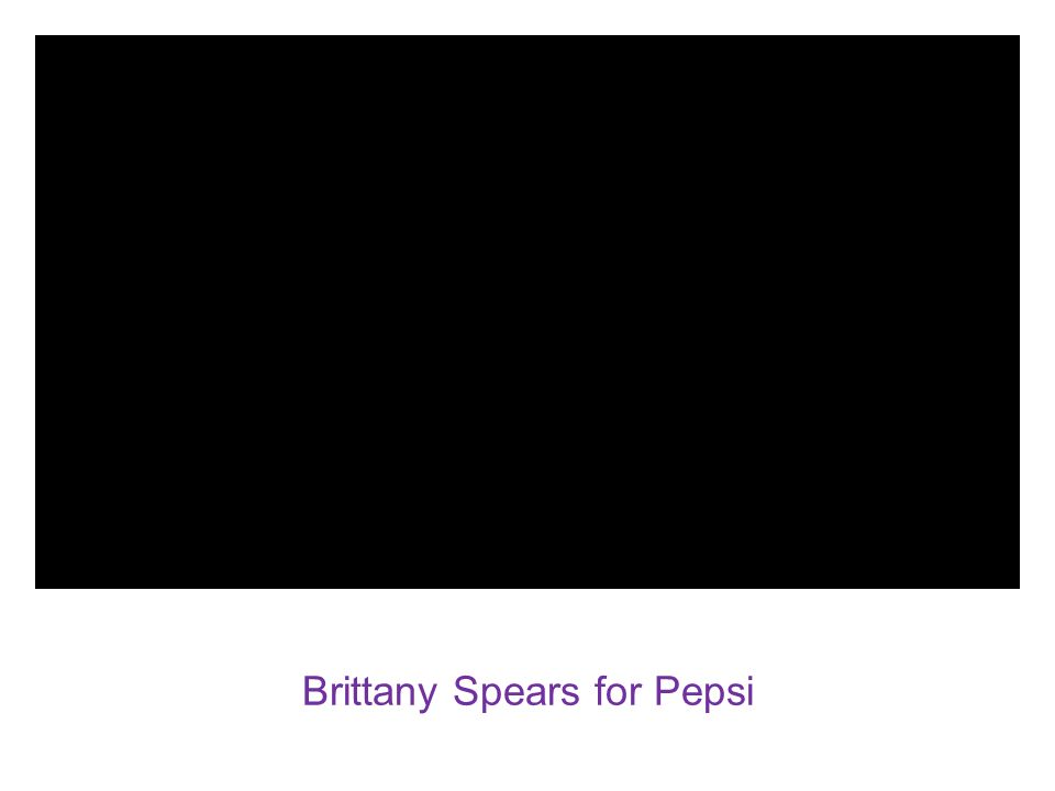Brittany Spears for Pepsi