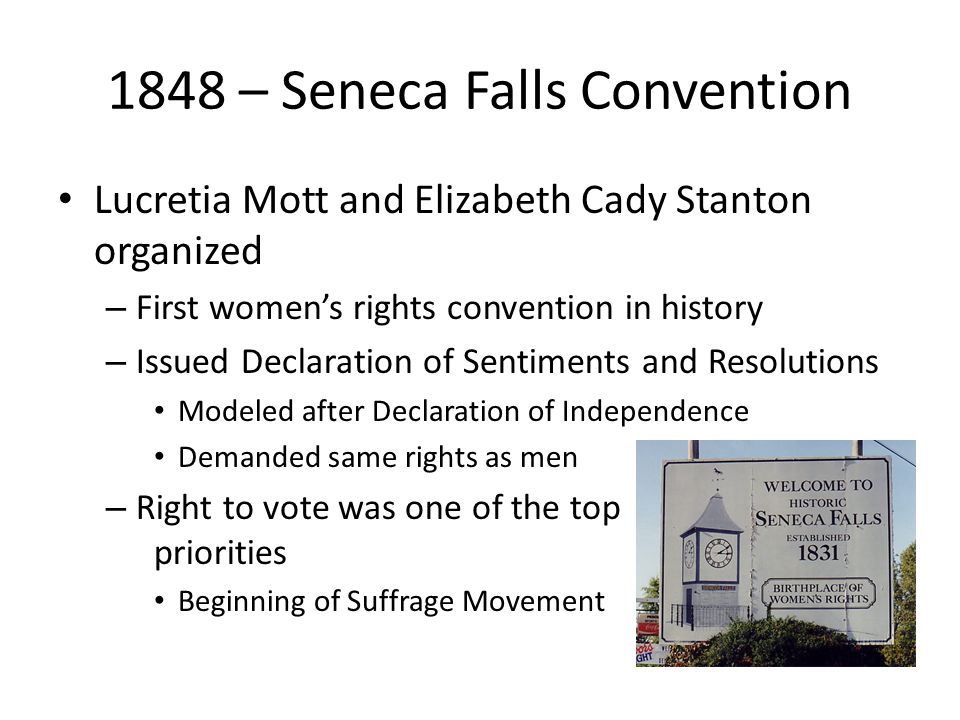significance of seneca falls convention