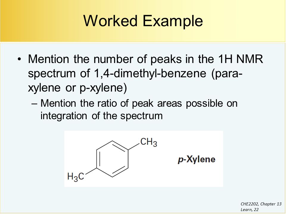 Che22 Chapter 13 Learn 1 Structure Determination Nuclear Magnetic Resonance Spectroscopy Chapter 13 Suggested Problems 1 23 29 34 36 8 44 7 Ppt Download Che22 Chapter 13 Learn 1 Structure Determination Nuclear Magnetic Resonance Spectroscopy Chapter 13 Suggested Problems 1 23 29 34 36 8 44 7 Ppt Download
