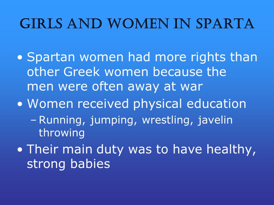 spartan women education