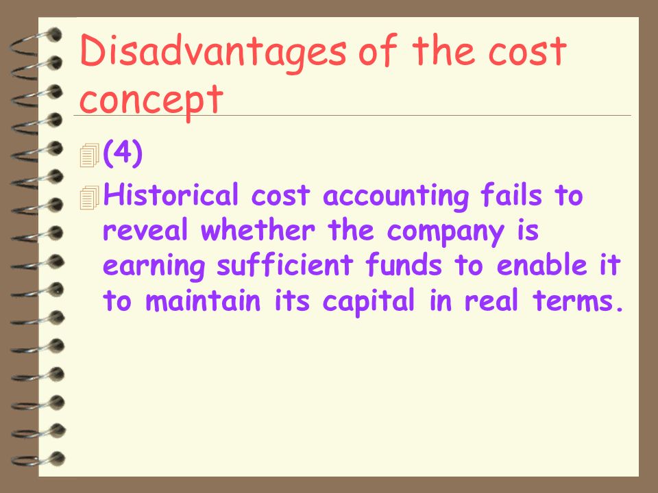 benefits of historical cost accounting