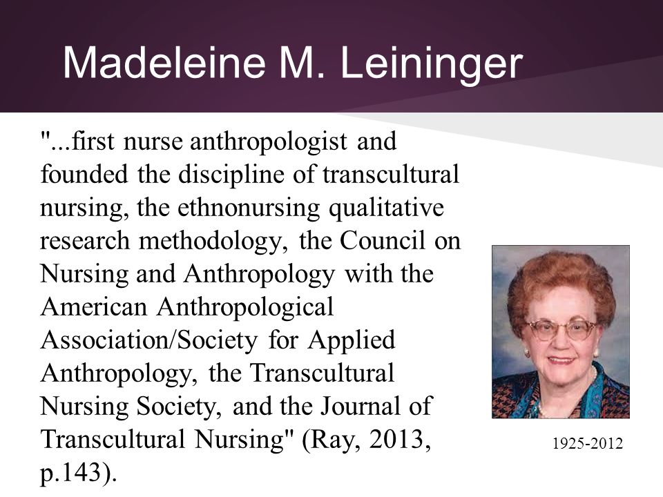 grace argentino kristen argo madeleine leininger the cultural madeleine leininger