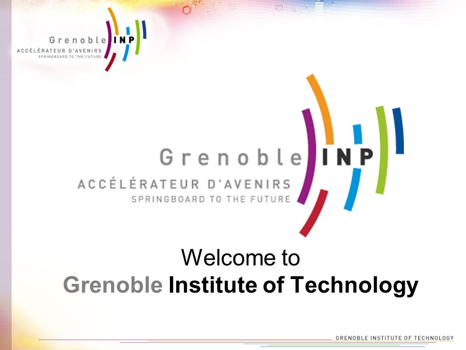 Welcome to Grenoble Institute of Technology