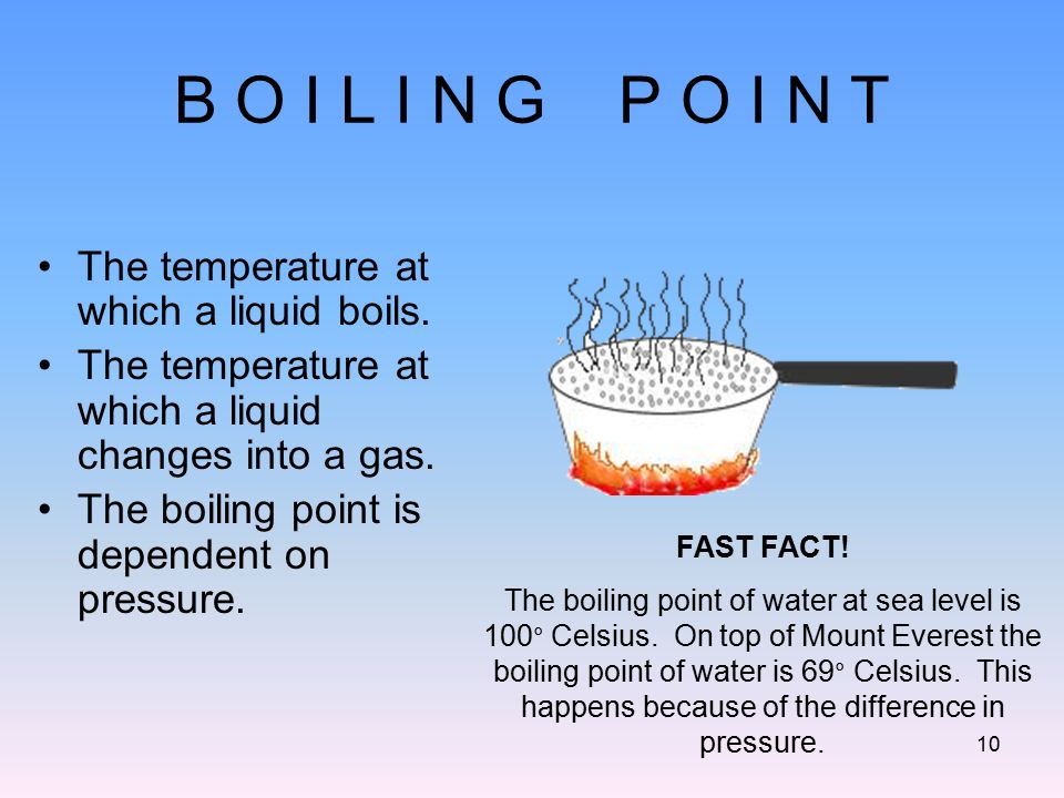 1 physical properties of matter boiling points melting points boiling points