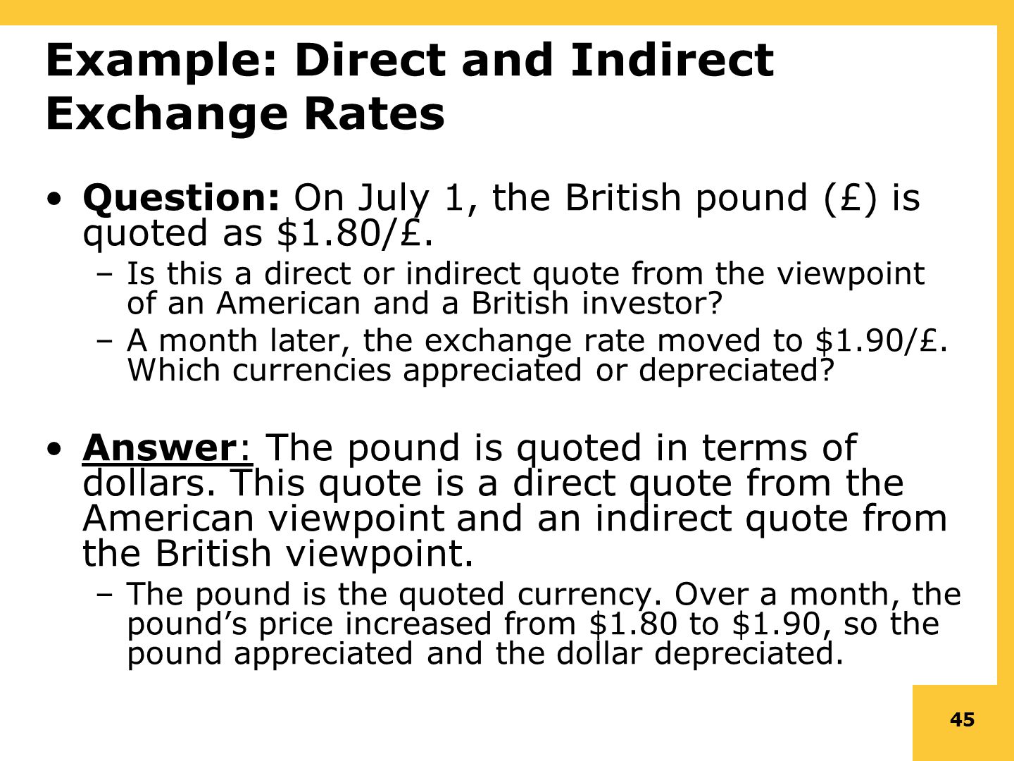 Chapter 6 The Foreign Exchange Market Overview Ppt Download - 