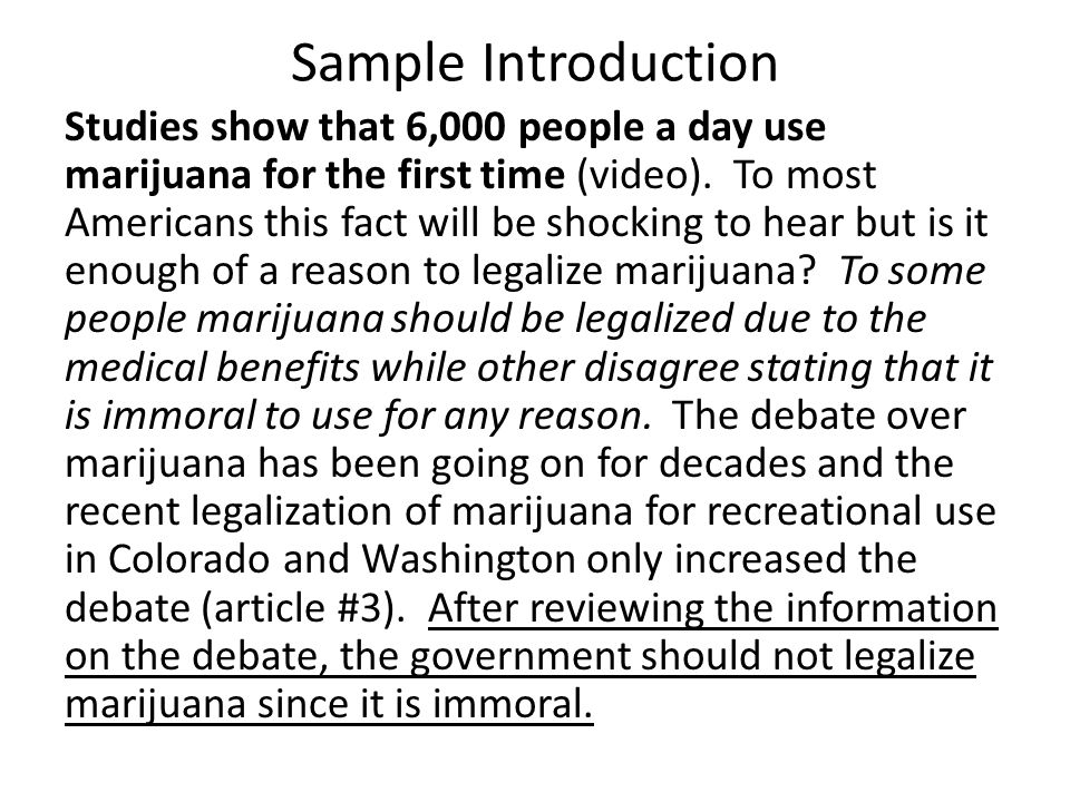 Реферат: Legalization Of Marijuana Essay Research Paper MarijuanaMarijuana