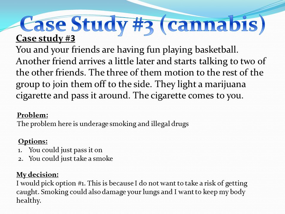 Case study #3 You and your friends are having fun playing basketball.