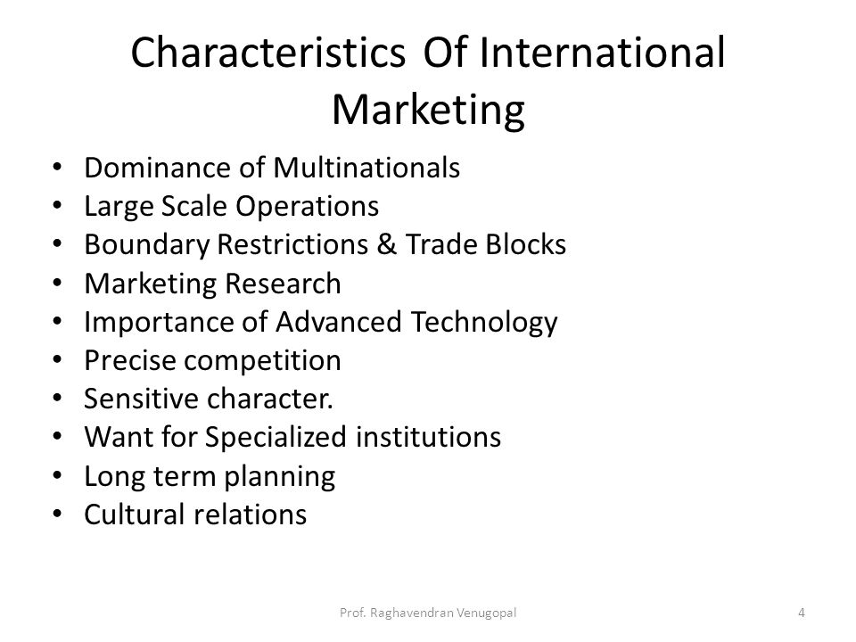 importance of international marketing research