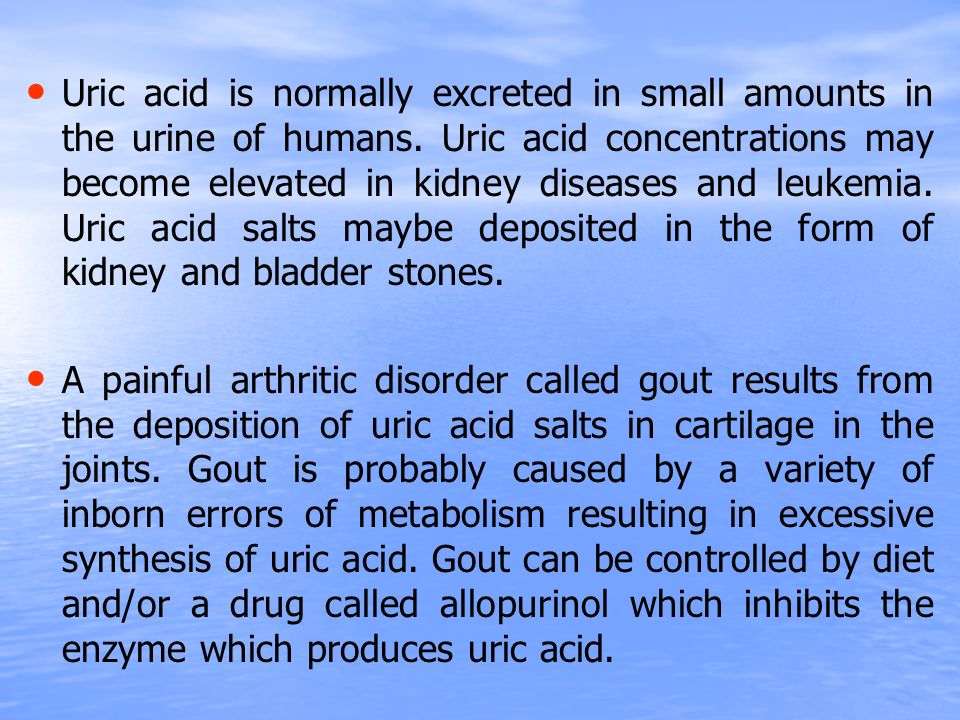 uric acid is the chief nitrogenous wastes in