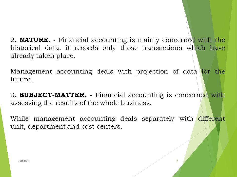 nature of financial accounting