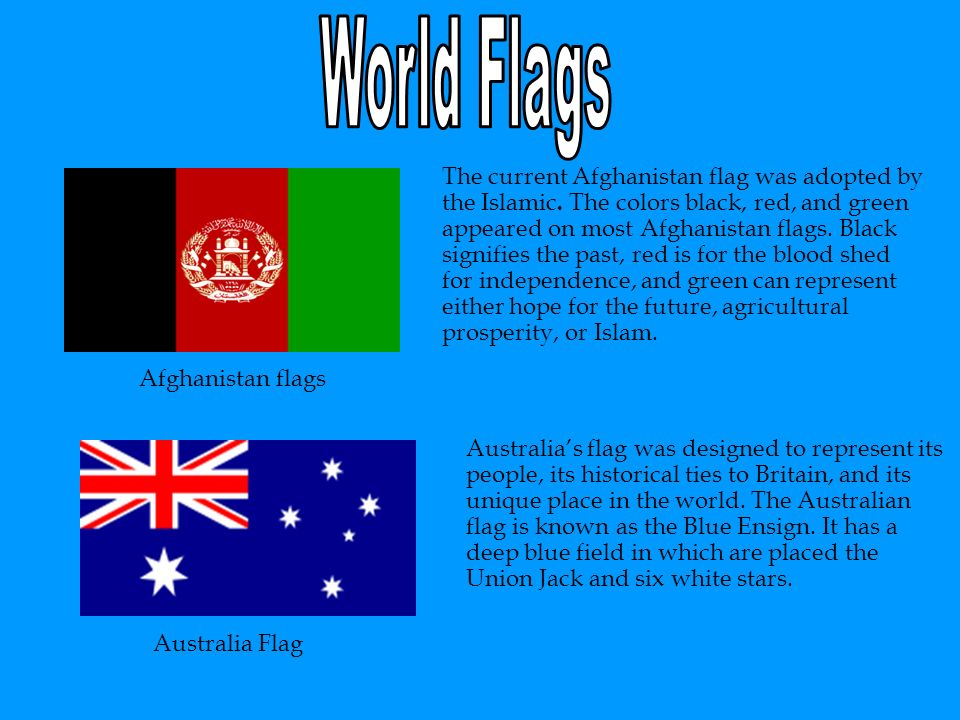Flag of Afghanistan, History, Meaning & Colors