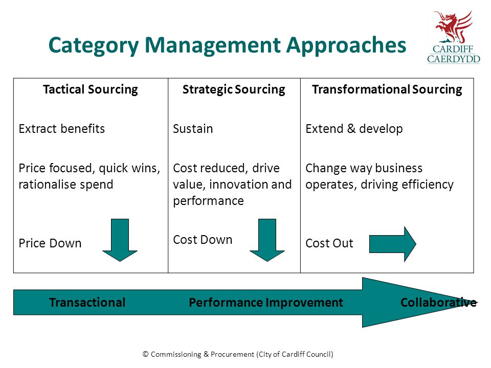 Category Management And Social Care Steve Robinson Head Of Commissioning And Procurement City Of Cardiff Council C Commissioning Procurement City Of Ppt Download