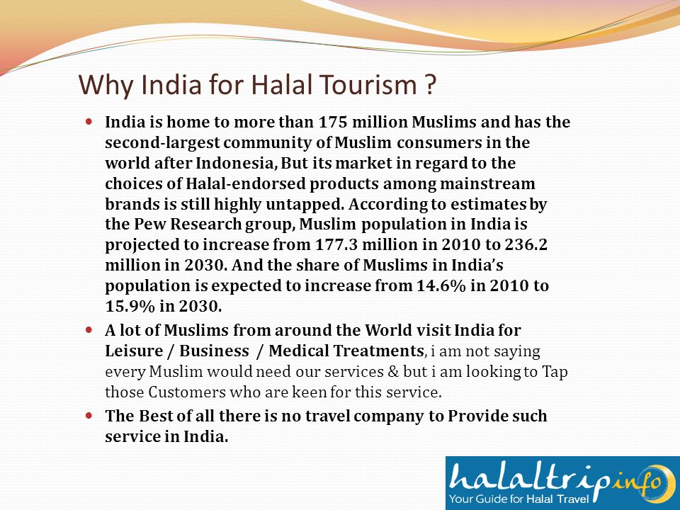 Why India for Halal Tourism .