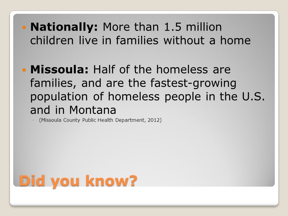 social effects of homelessness