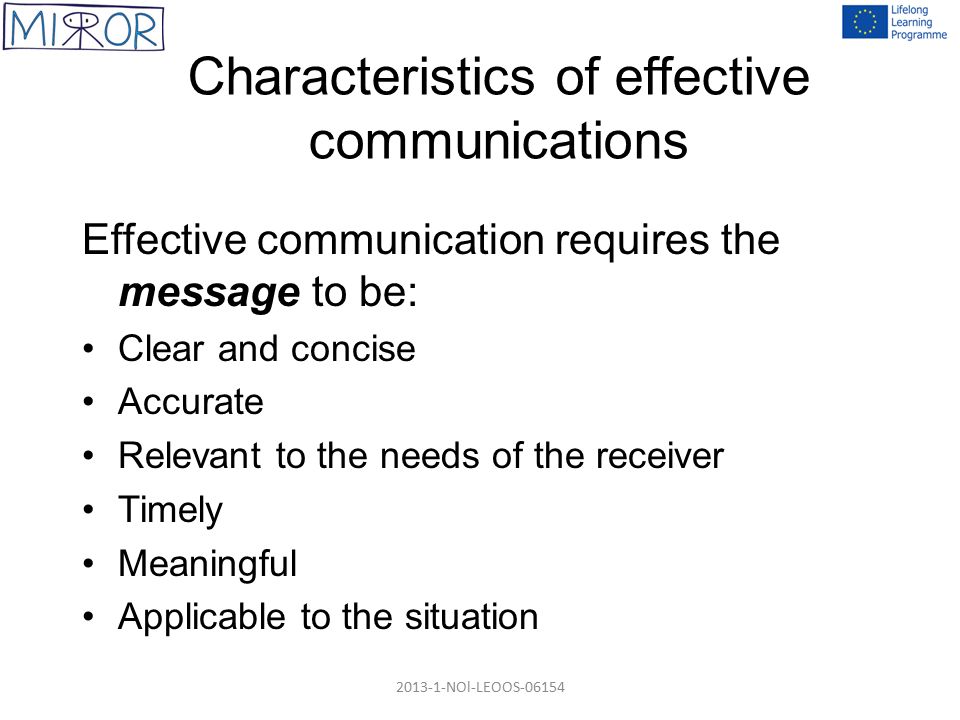 Characteristics of affective communication characteristics of communication ppt