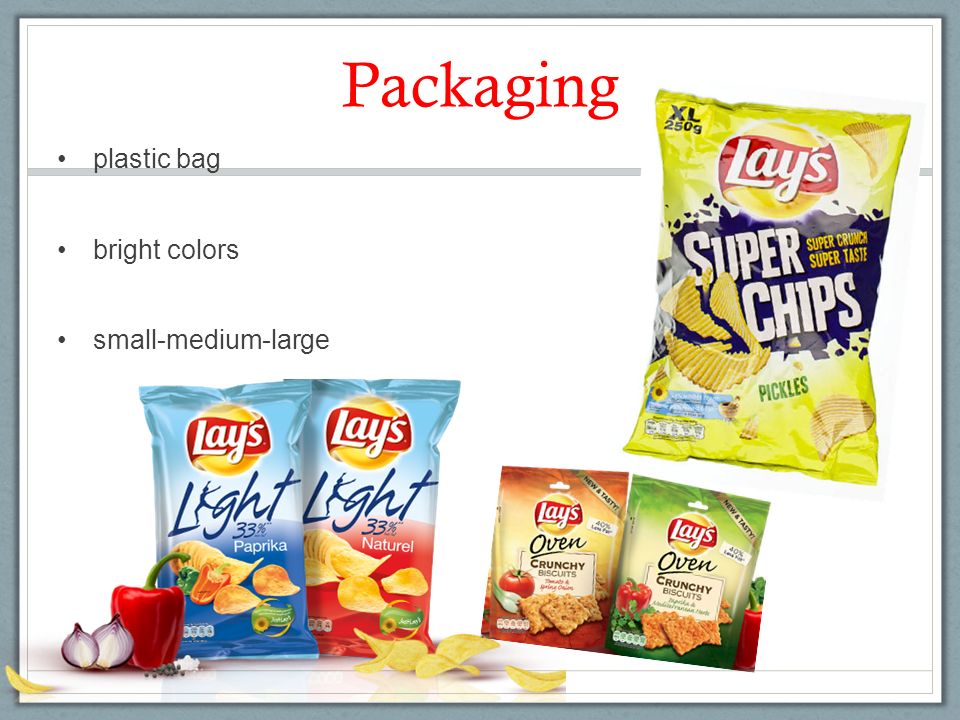 Packaging plastic bag bright colors small-medium-large