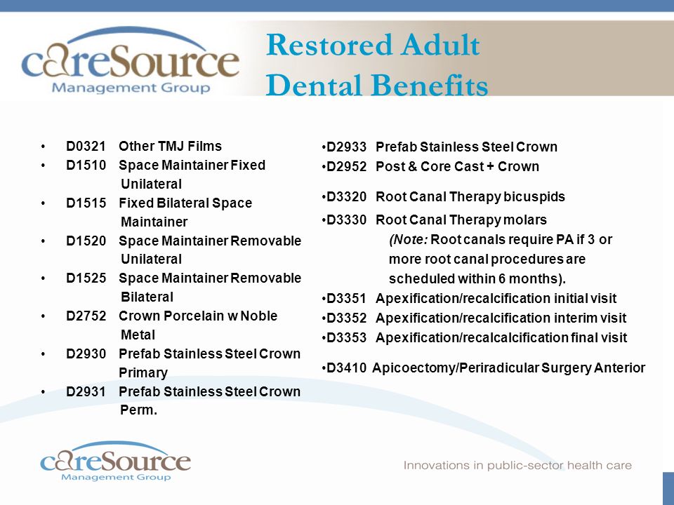 caresource dental benefits