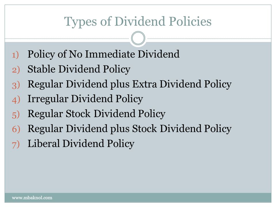 nature of dividend