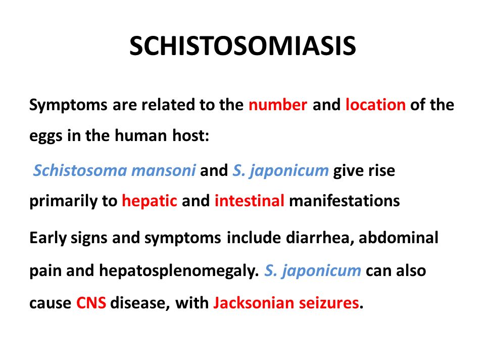 schistosomiasis icd 10