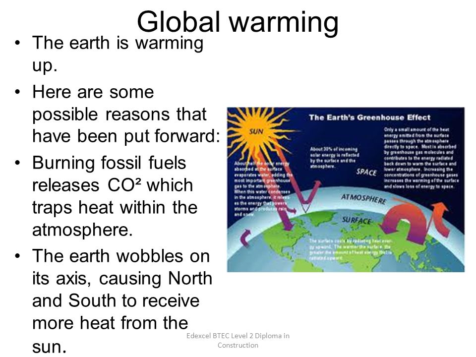 contribution of buildings towards global warming global warming and construction industry ppt