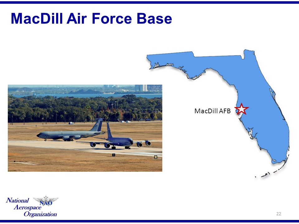MacDill Air Force Base 22 MacDill AFB
