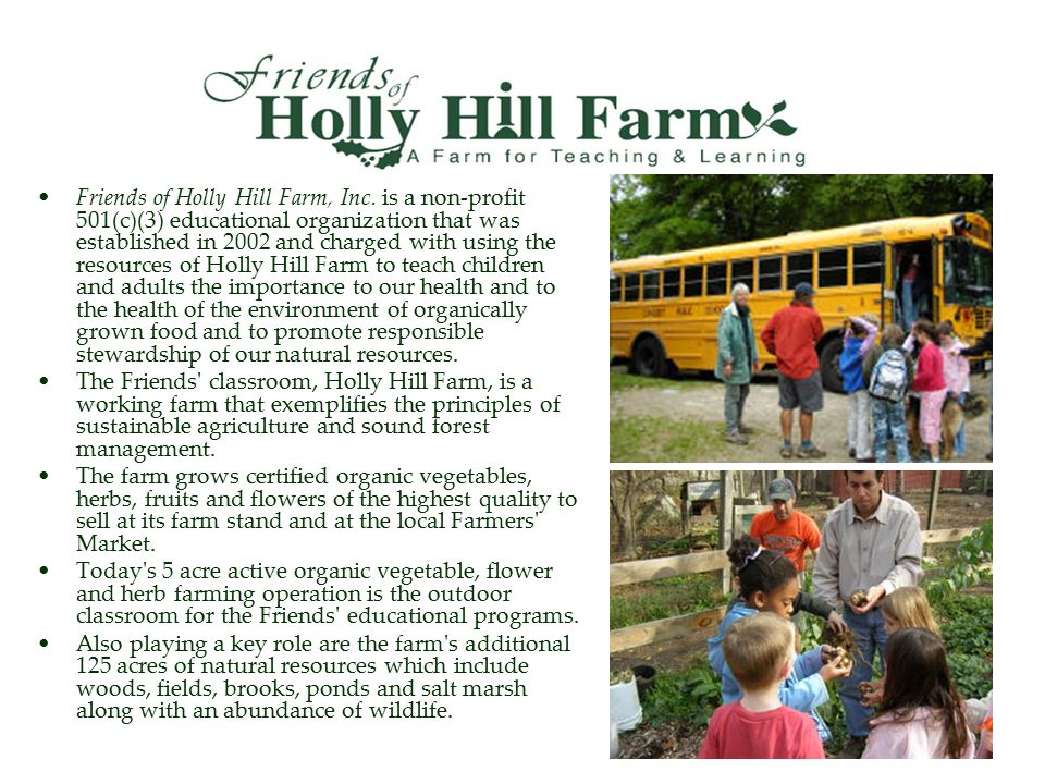 Friends of Holly Hill Farm, Inc.
