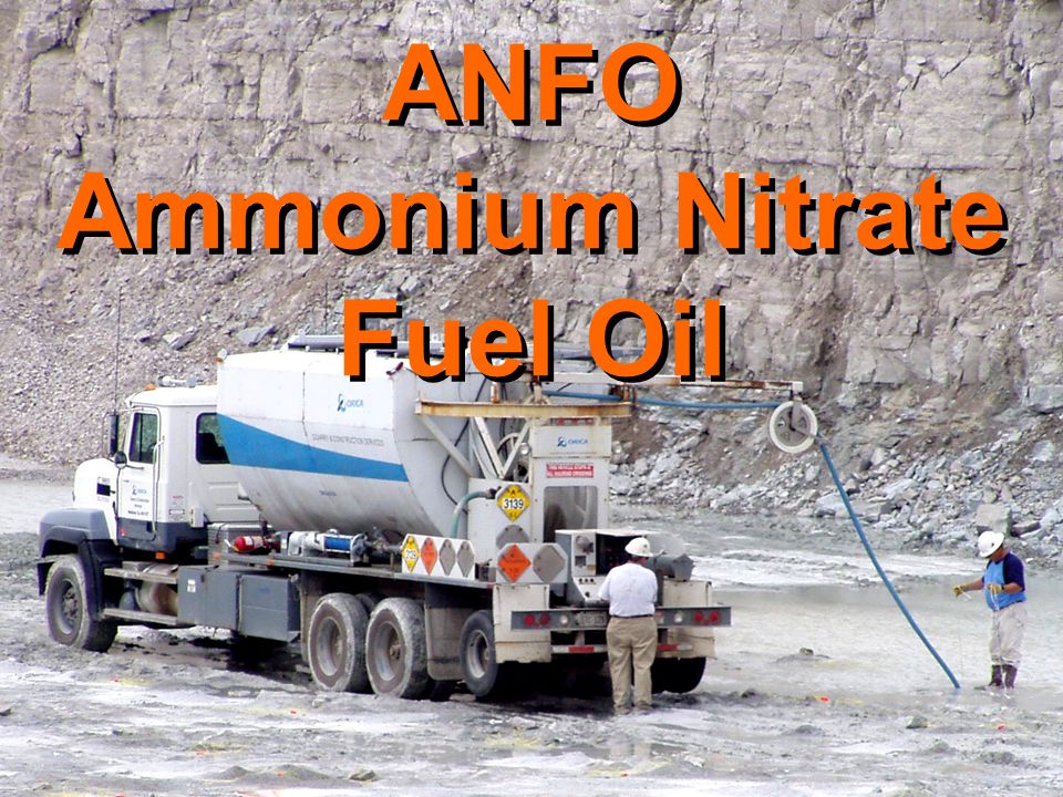 ANFO Ammonium Nitrate Fuel Oil