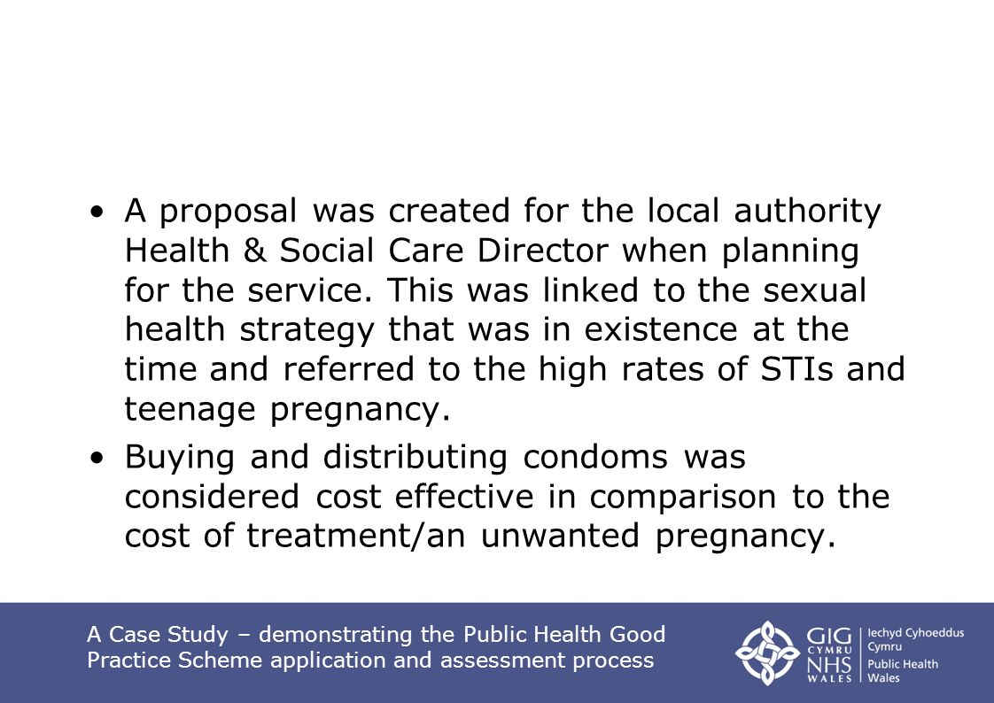 A proposal was created for the local authority Health & Social Care Director when planning for the service.