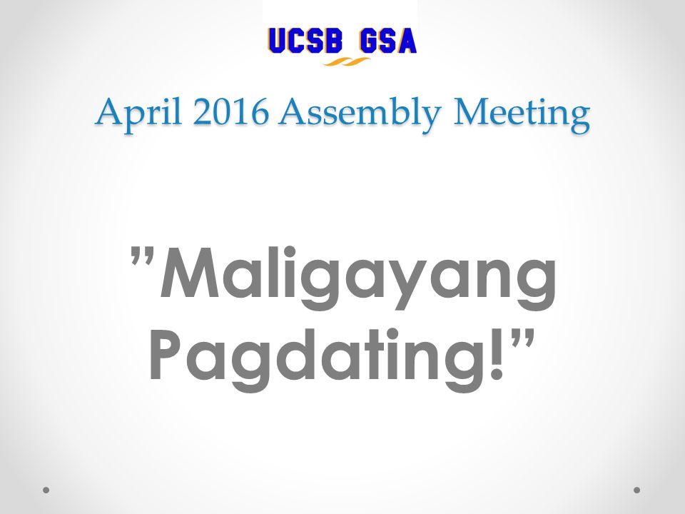 Maligayang pagdating means