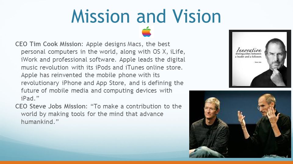 apple inc vision statement