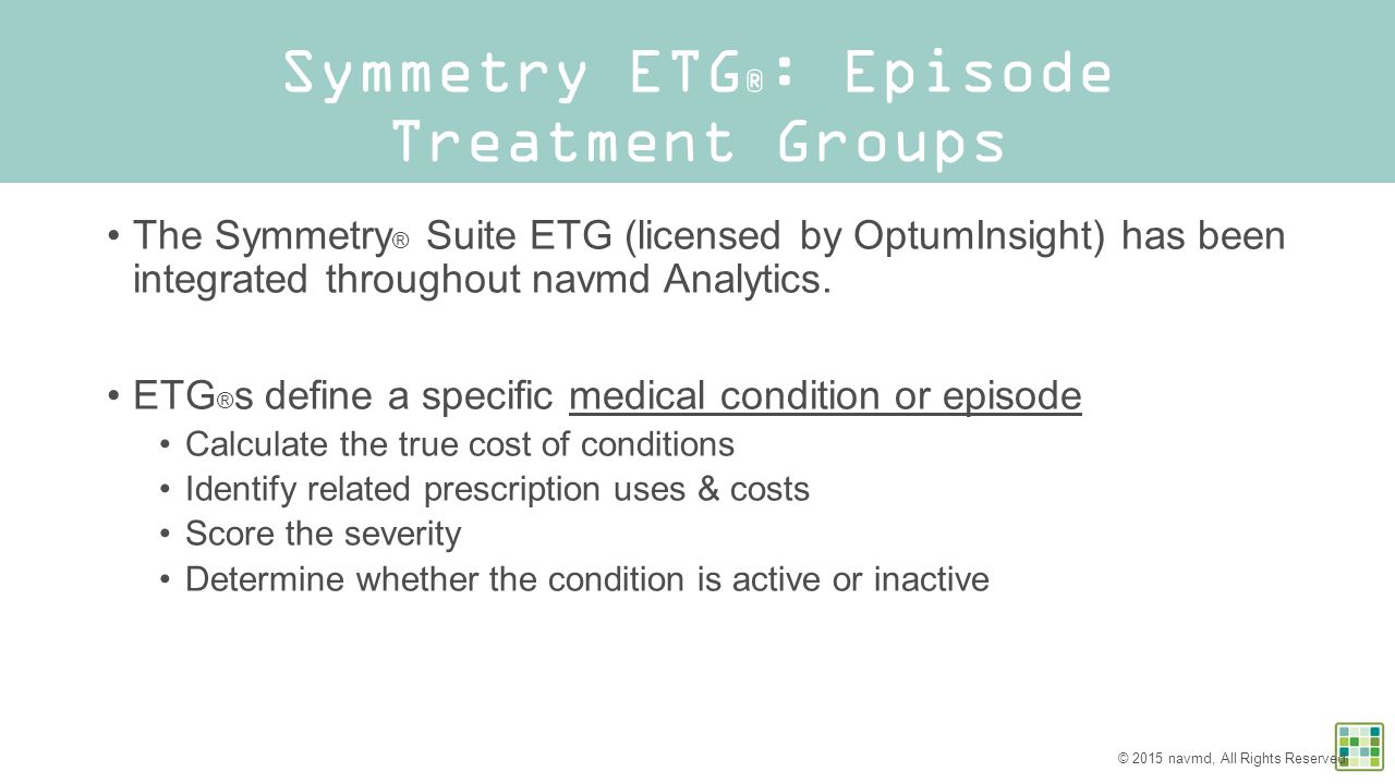 2015 Navmd All Rights Reserved Etg Erg Overview Ppt Download