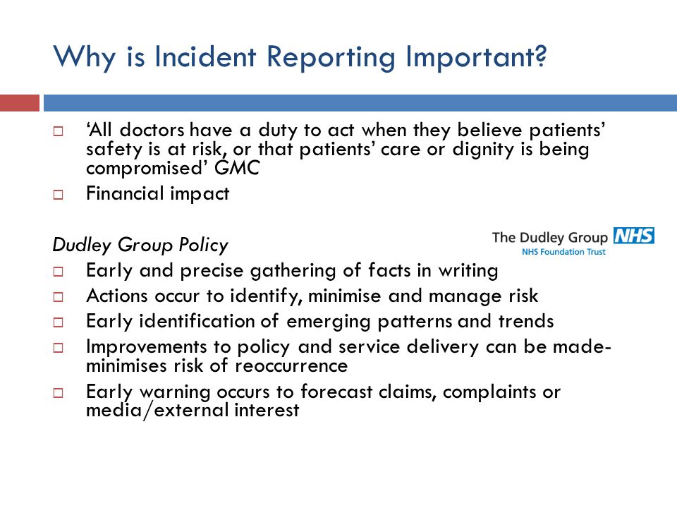what do junior doctors know about incident reporting a survey incident report nhs