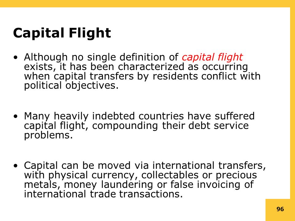 flight of capital meaning