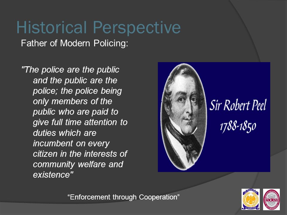 sir robert peel community policing