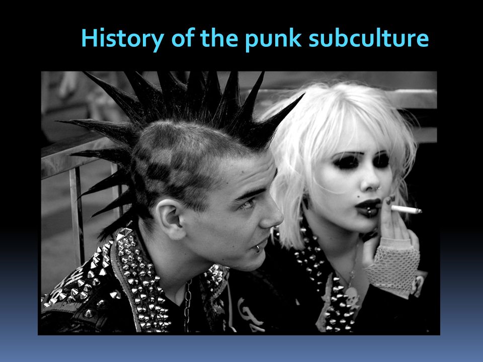 The punk subculture includes a diverse array of ideologies, and forms of ex...