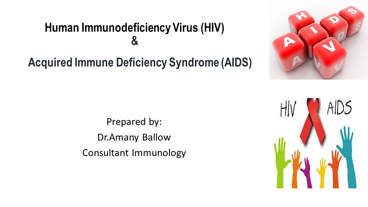 HIV AIDS. Human immunodeficiency