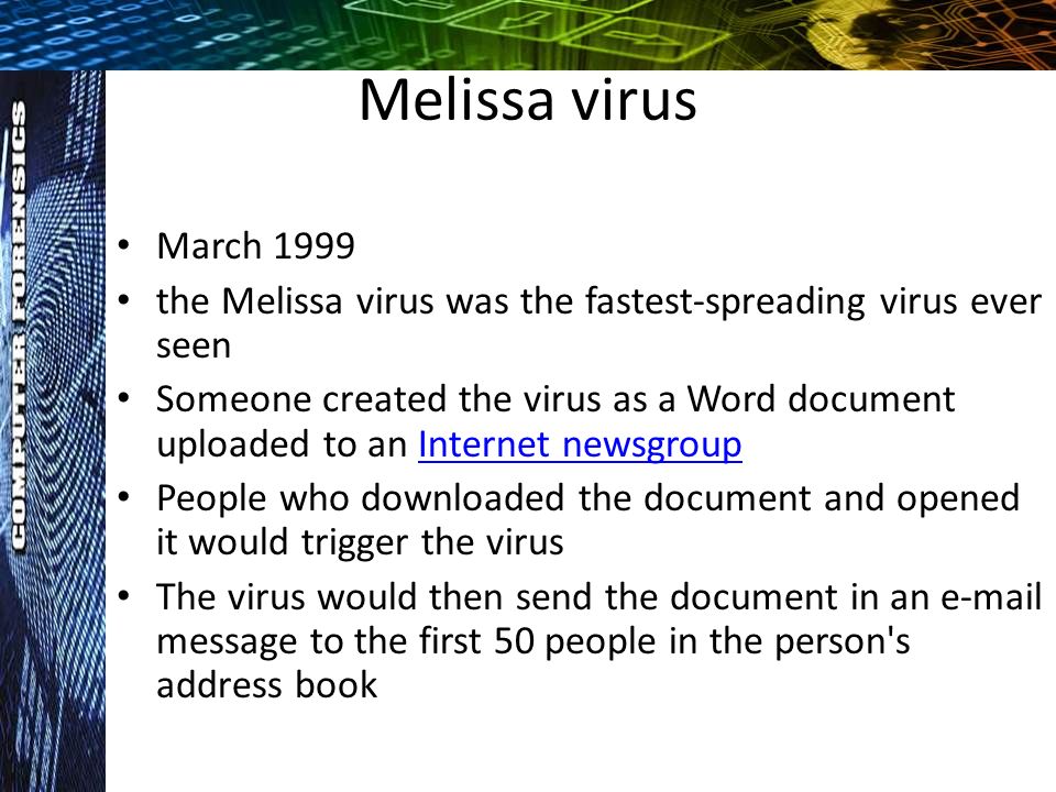 Computer Viruses and Worms. WHAT IS VIRUS? Computer viruses are small  software programs that are designed to spread from one computer to another  and to. - ppt download