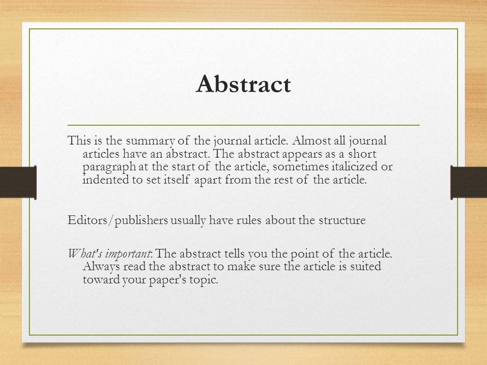 How to Read an Academic Article Shannon Kovalchick Dr. John A. Mills. - ppt  download