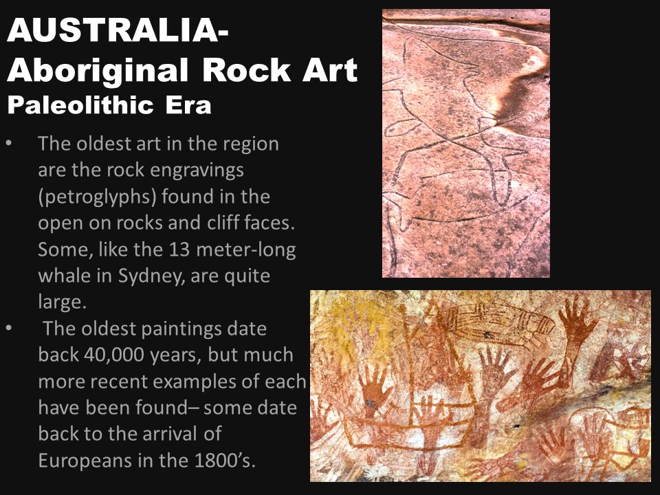 dating Rock art Australia