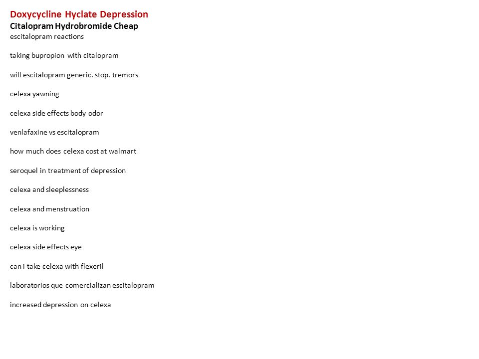 Doxycycline wellbutrin sr hyclate and