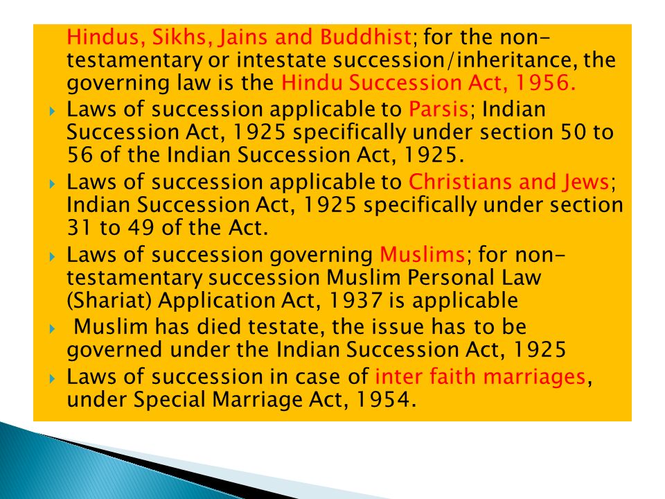 muslim law of inheritance in india
