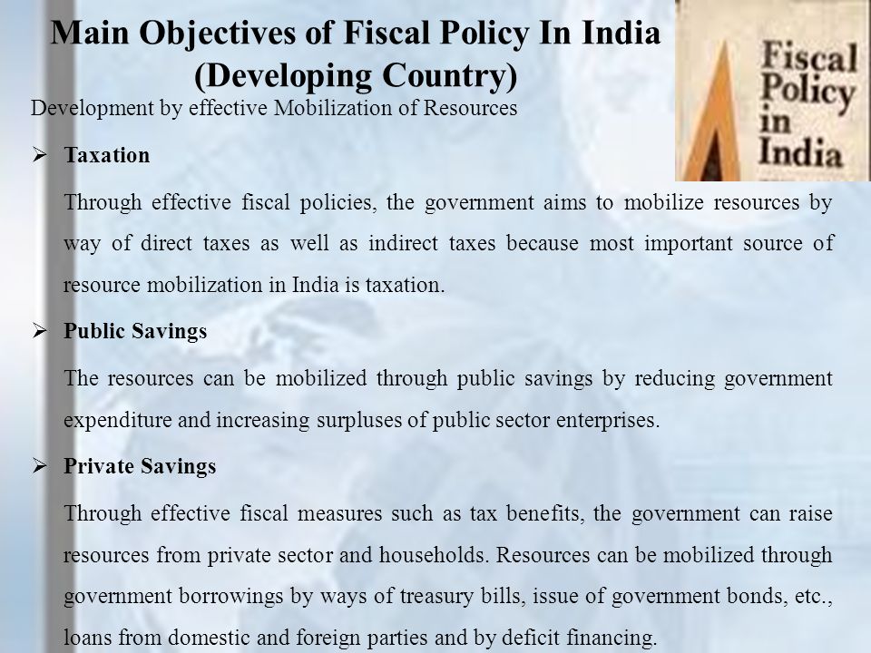 FISCAL POLICY PLANNING OF DEVELOPING, DEVELOPED & UNDERDEVELOPED COUNTRIES.  - ppt download